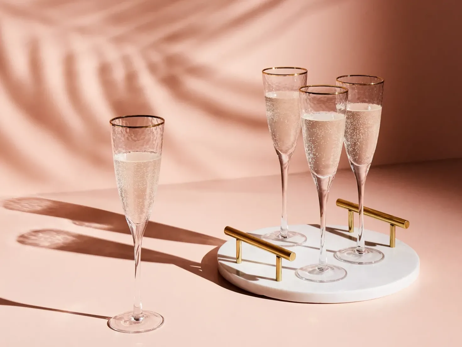 Set di 4 flûte da champagne TOPAZ 250 ml Trasparente