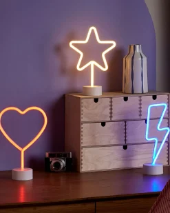 Set di 3 insegne LED al neon FLORETTA Multicolore
