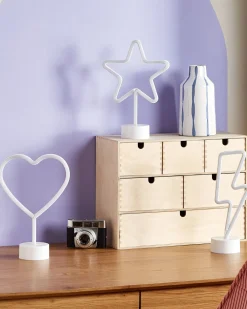 Set di 3 insegne LED al neon FLORETTA Multicolore