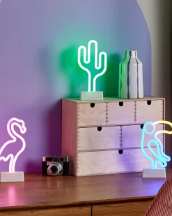Set di 3 insegne LED al neon MABEL Multicolore