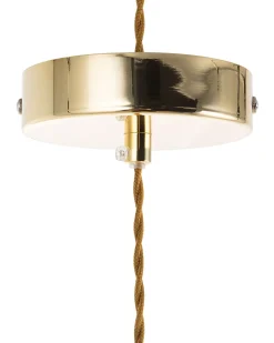Set di 2 lampadari ANZA Vetro Oro