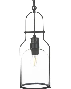 Set di 2 lampadari BASHILO Metallo Nero