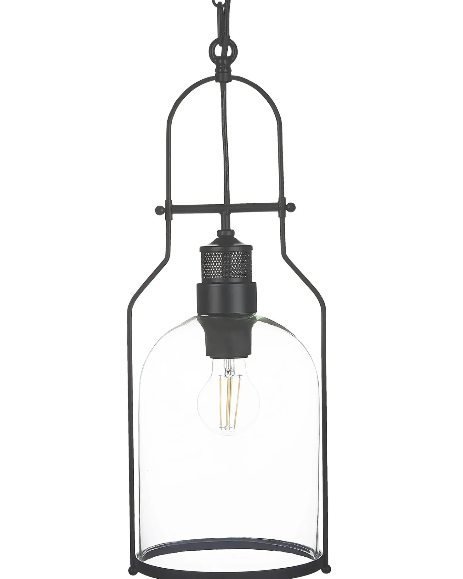 Set di 2 lampadari BASHILO Metallo Nero