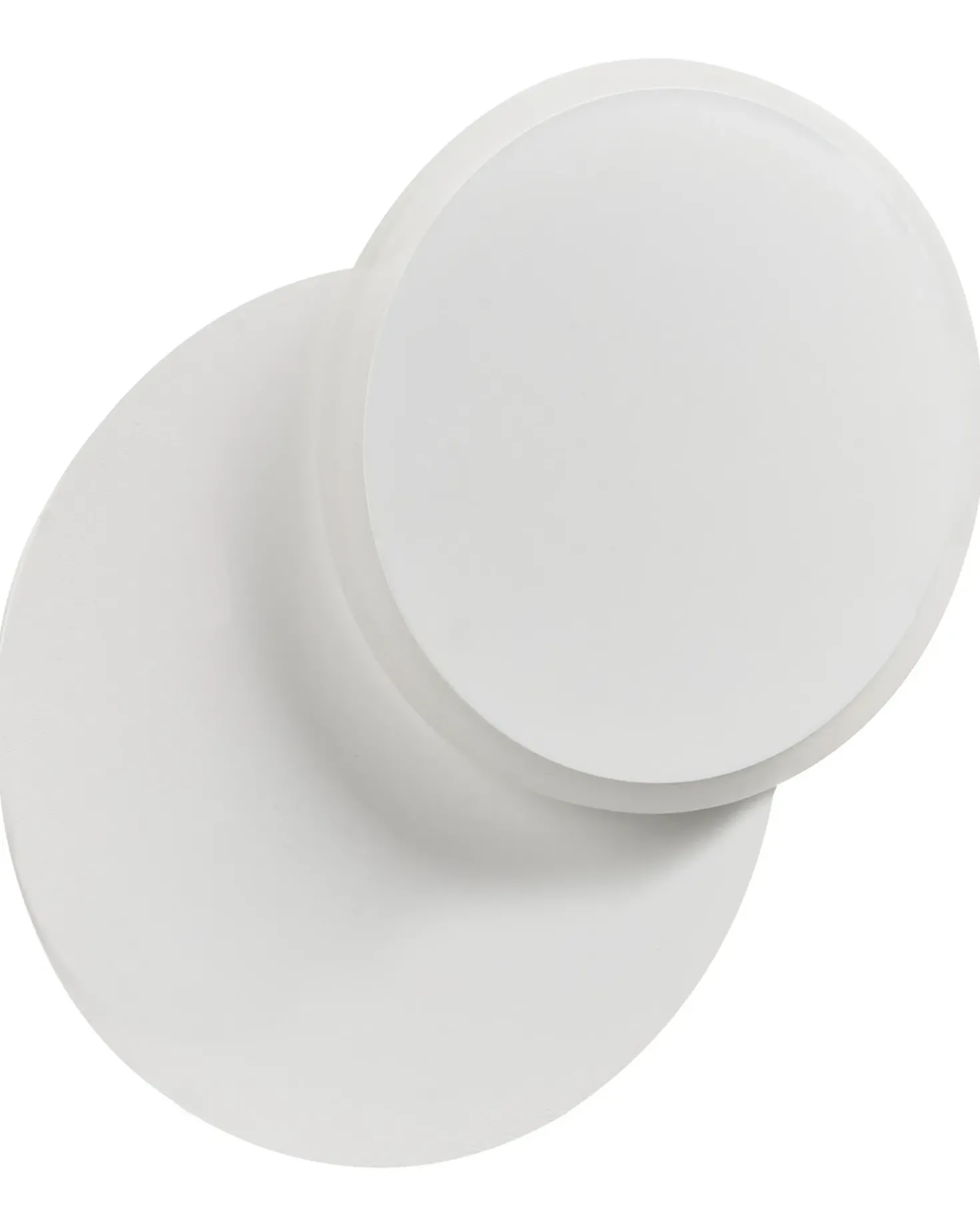 Set di 2 lampade da parete SEMNON LED Metallo Bianco