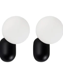 Set di 2 lampade da parete HELME Nero