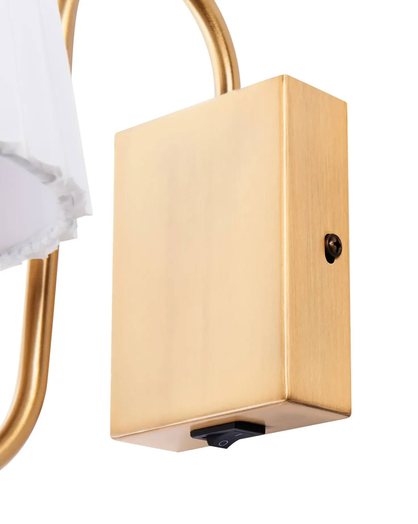 Set di 2 lampade da parete TOLKA Metallo Bianco