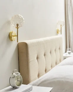 Set di 2 lampade da parete ANADYR Vetro Beige