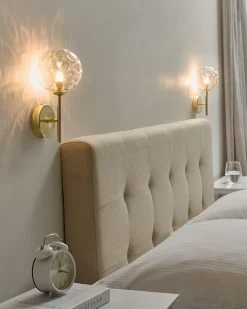 Set di 2 lampade da parete ANADYR Vetro Beige
