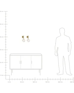 Set di 2 lampade da parete ANADYR Vetro Beige