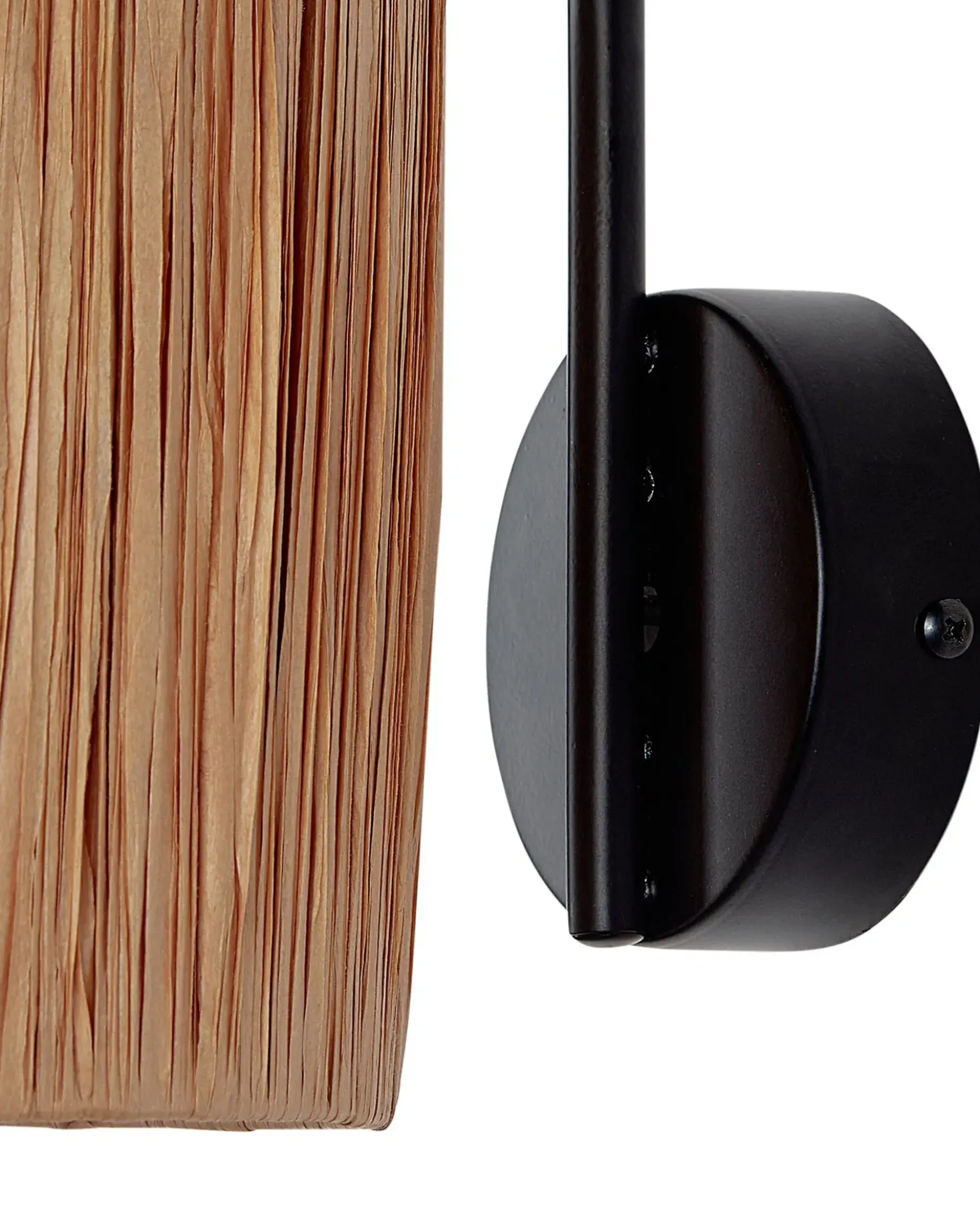 Set di 2 lampade da parete SHINFA Vimini Naturale