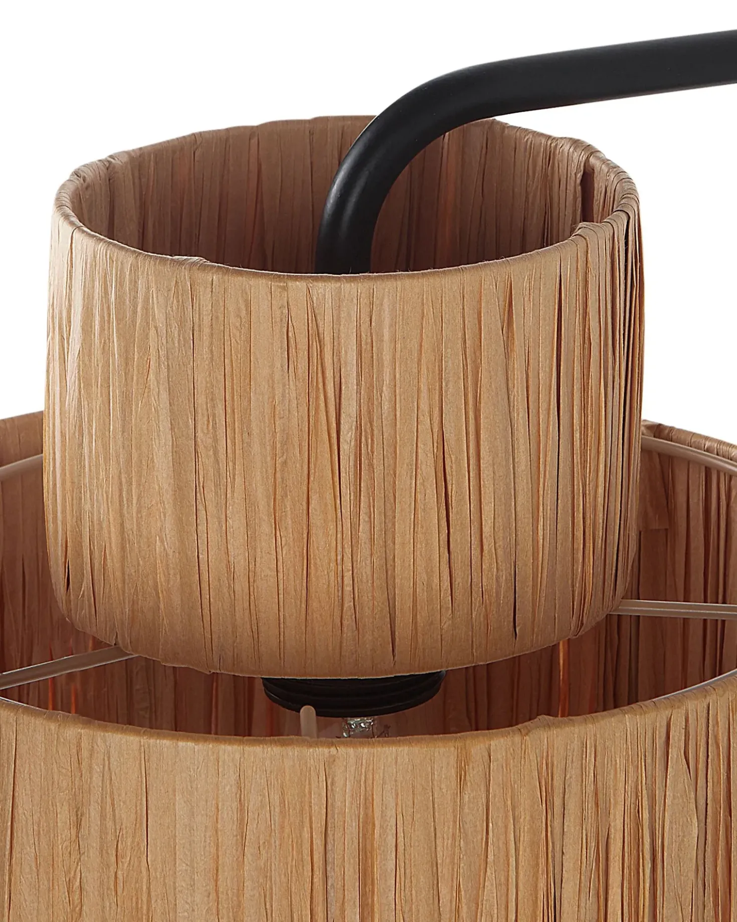 Set di 2 lampade da parete SHINFA Vimini Naturale
