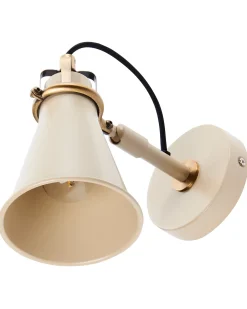 Set di 2 lampade da parete MOYOLA Regolabile Metallo Beige