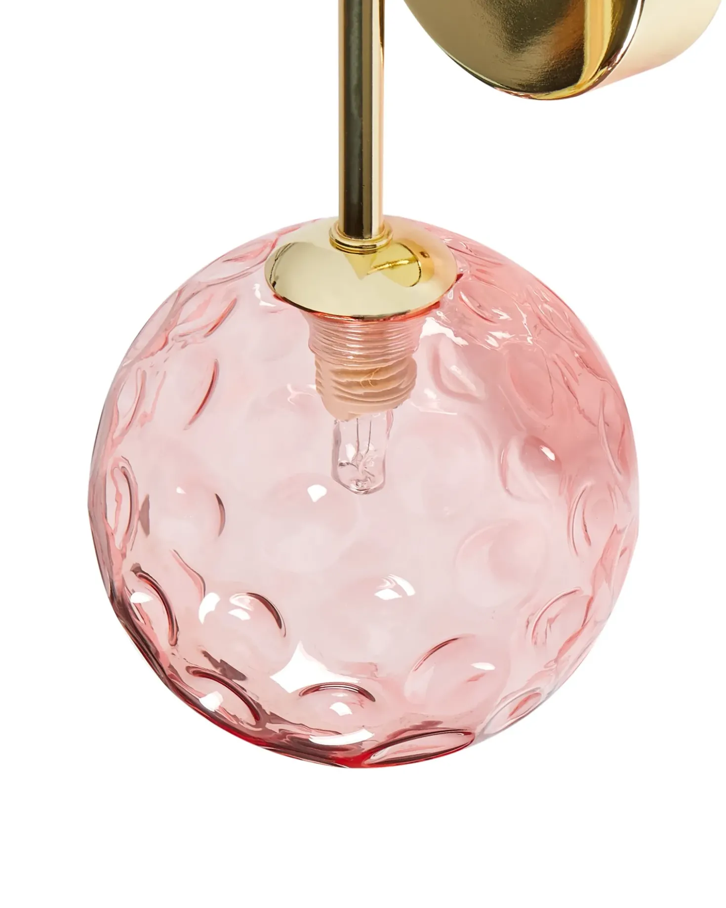 Set di 2 lampade da parete ANADYR Vetro Rosa