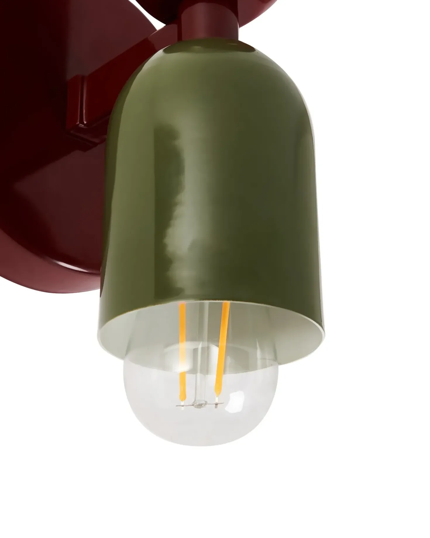 Set di 2 lampade da parete TOPI Metallo Rosso/Verde