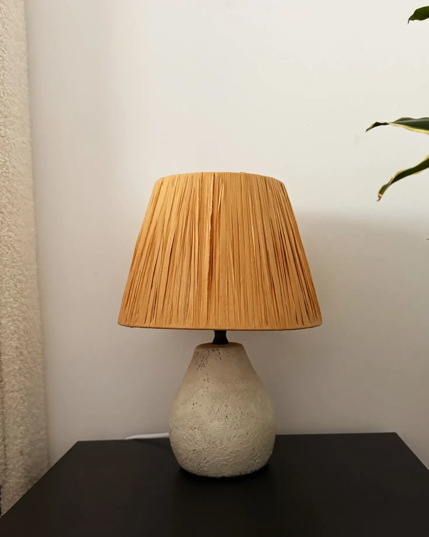 Set di 2 lampade da tavolo ARWADITO Ceramica Bianco sporco