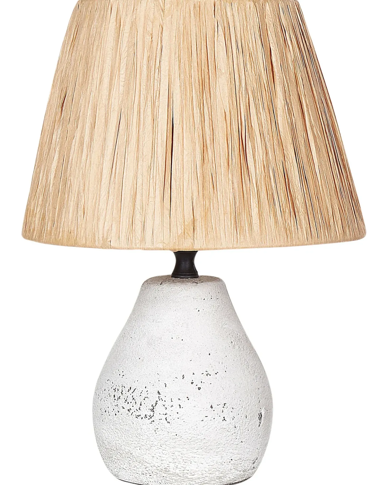 Set di 2 lampade da tavolo ARWADITO Ceramica Bianco sporco