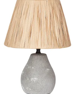 Set di 2 lampade da tavolo ARWADITO Ceramica Grigio
