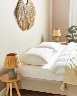 Set di 2 lampade da tavolo ARWADITO Ceramica Grigio