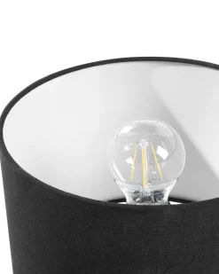 Set di 2 lampade da tavolo TOBOL Legno di frassino Nero