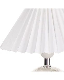 Set di 2 lampade da tavolo ZEYI Ceramica Bianco