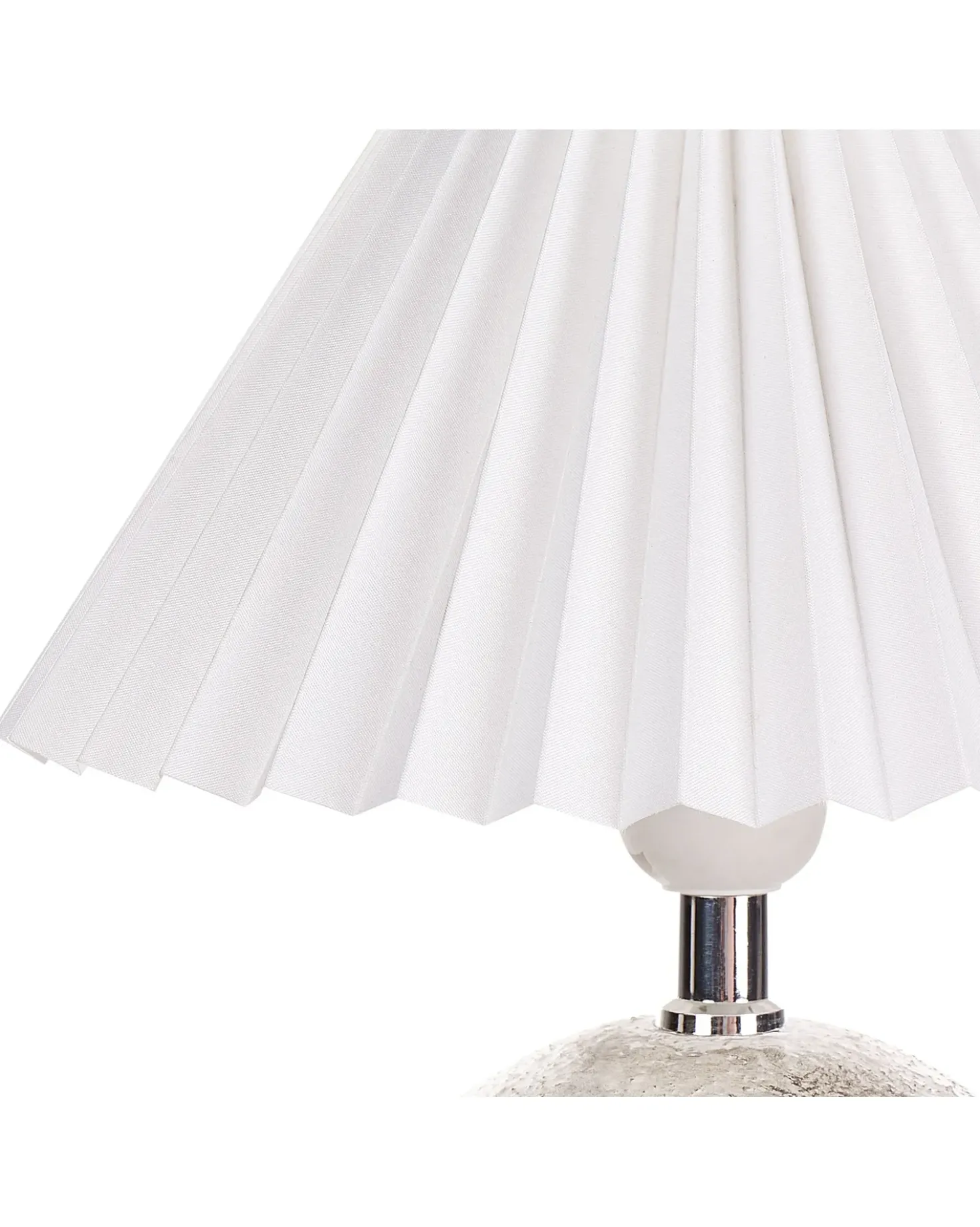 Set di 2 lampade da tavolo ZEYI Ceramica Bianco