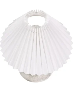 Set di 2 lampade da tavolo ZEYI Ceramica Bianco