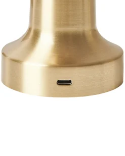 Set di 2 lampade da tavolo a LED senza fili JOANES con dimmer Metallo Oro