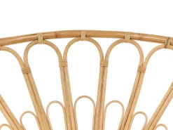 Set di 2 lettini da giardino ROSSANO Rattan Naturale