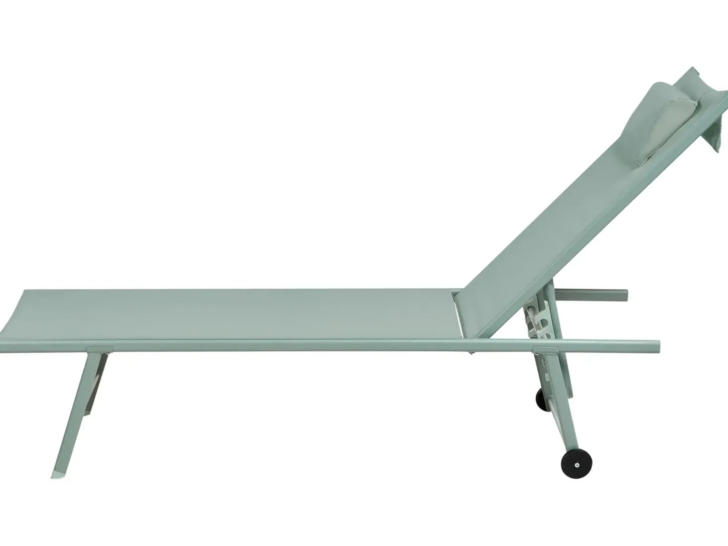 Set di 2 Lettini Prendisole SORONI Metallo Verde chiaro