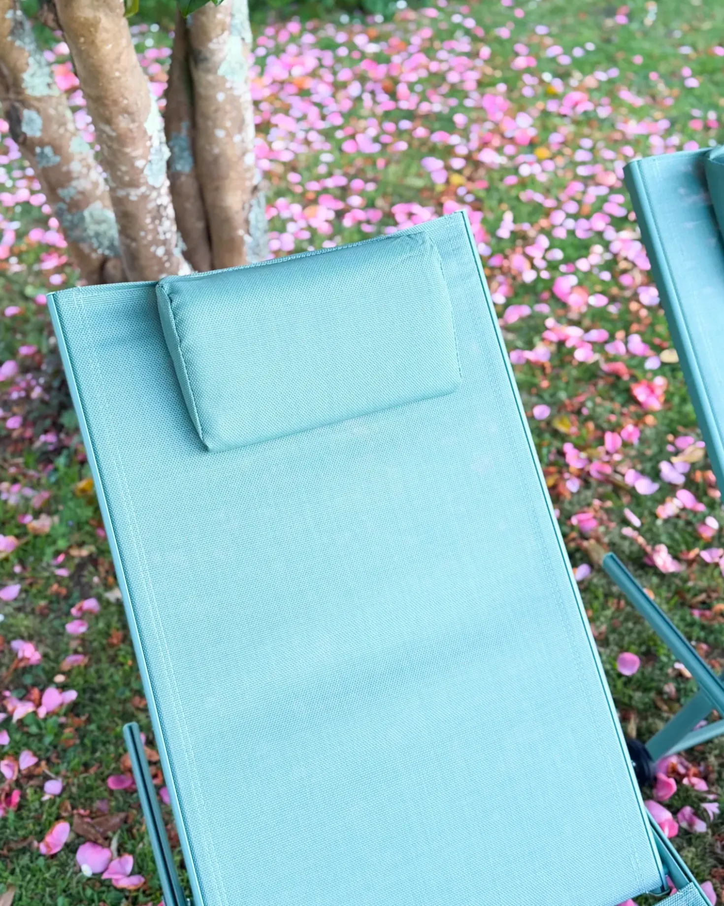 Set di 2 Lettini Prendisole SORONI Metallo Verde chiaro