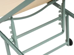 Set di 2 Lettini Prendisole SORONI Metallo Beige