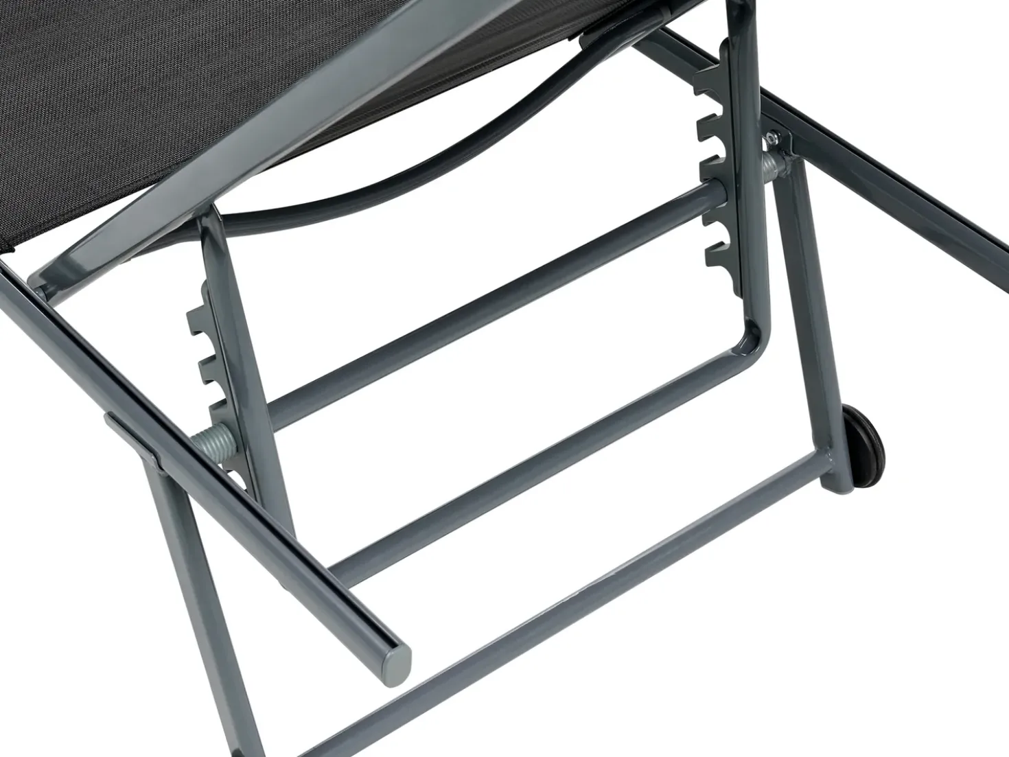 Set di 2 Lettini Prendisole SORONI Metallo Nero