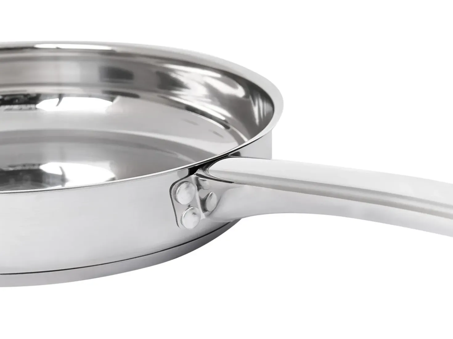 Set di 3 padelle PRIMECOOK Acciaio inox Argento