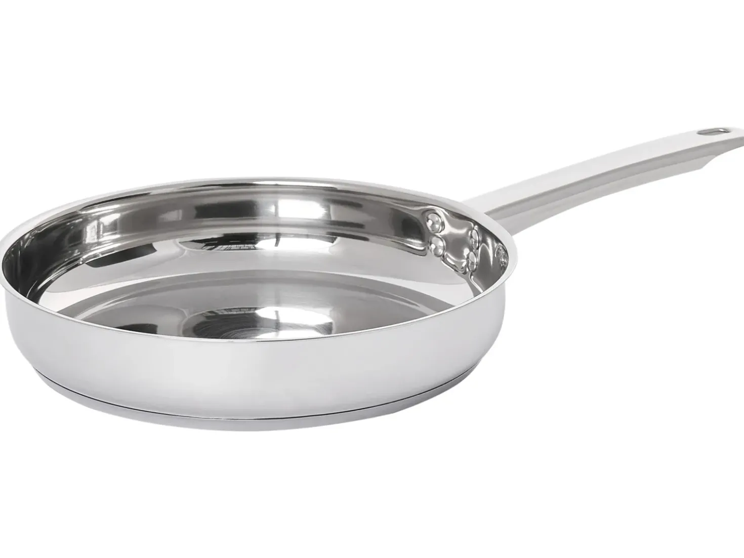 Set di 3 padelle PRIMECOOK Acciaio inox Argento