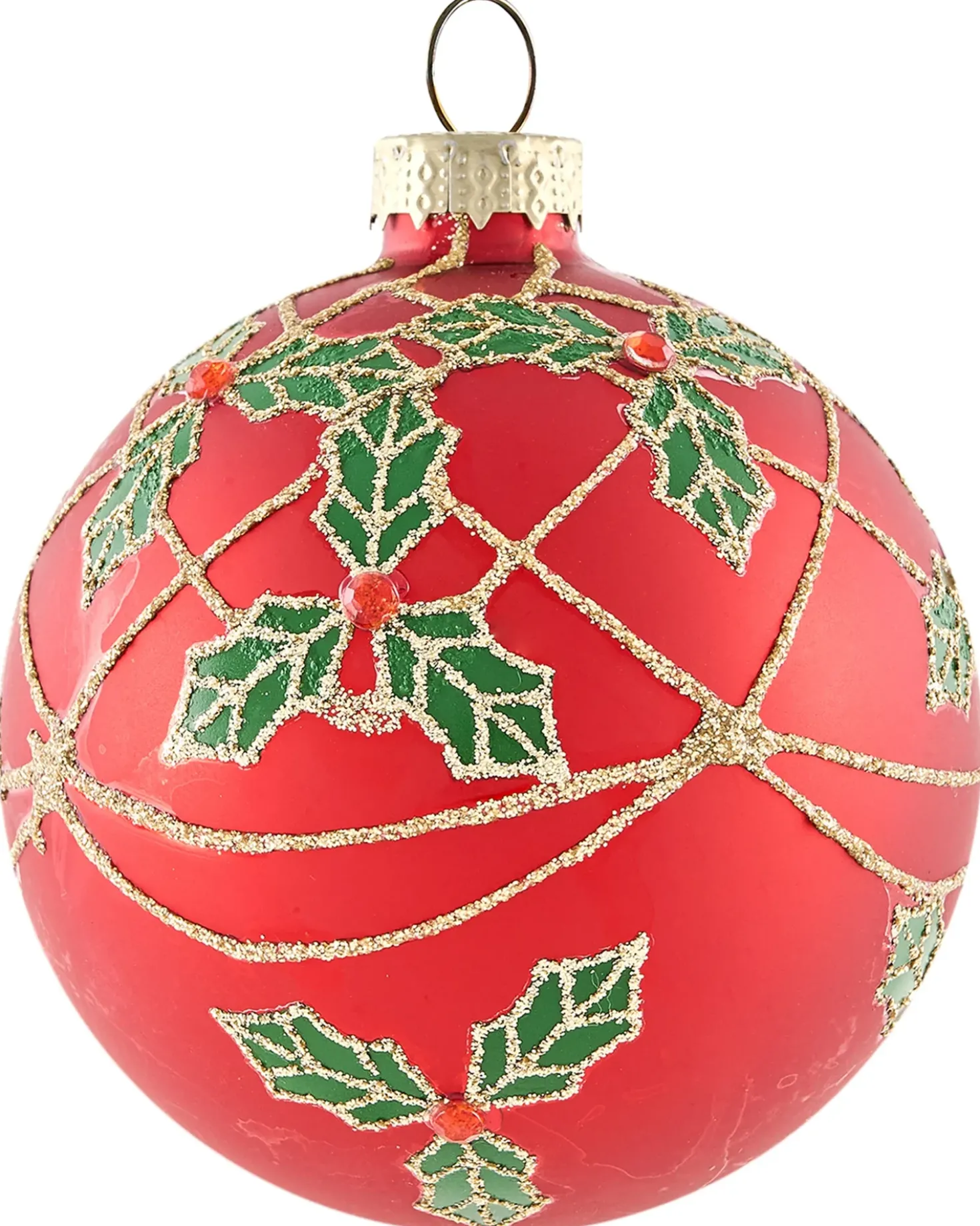 Set di 70 palline decorative TWINKLE Vetro Rosso/Verde