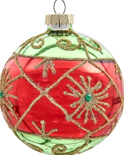 Set di 70 palline decorative TWINKLE Vetro Rosso/Verde