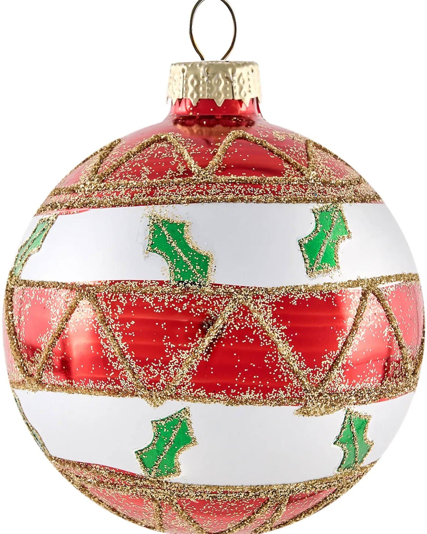 Set di 70 palline decorative TWINKLE Vetro Rosso/Verde