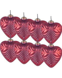 Set di 8 palline decorative FERIABLE Vetro Rosso