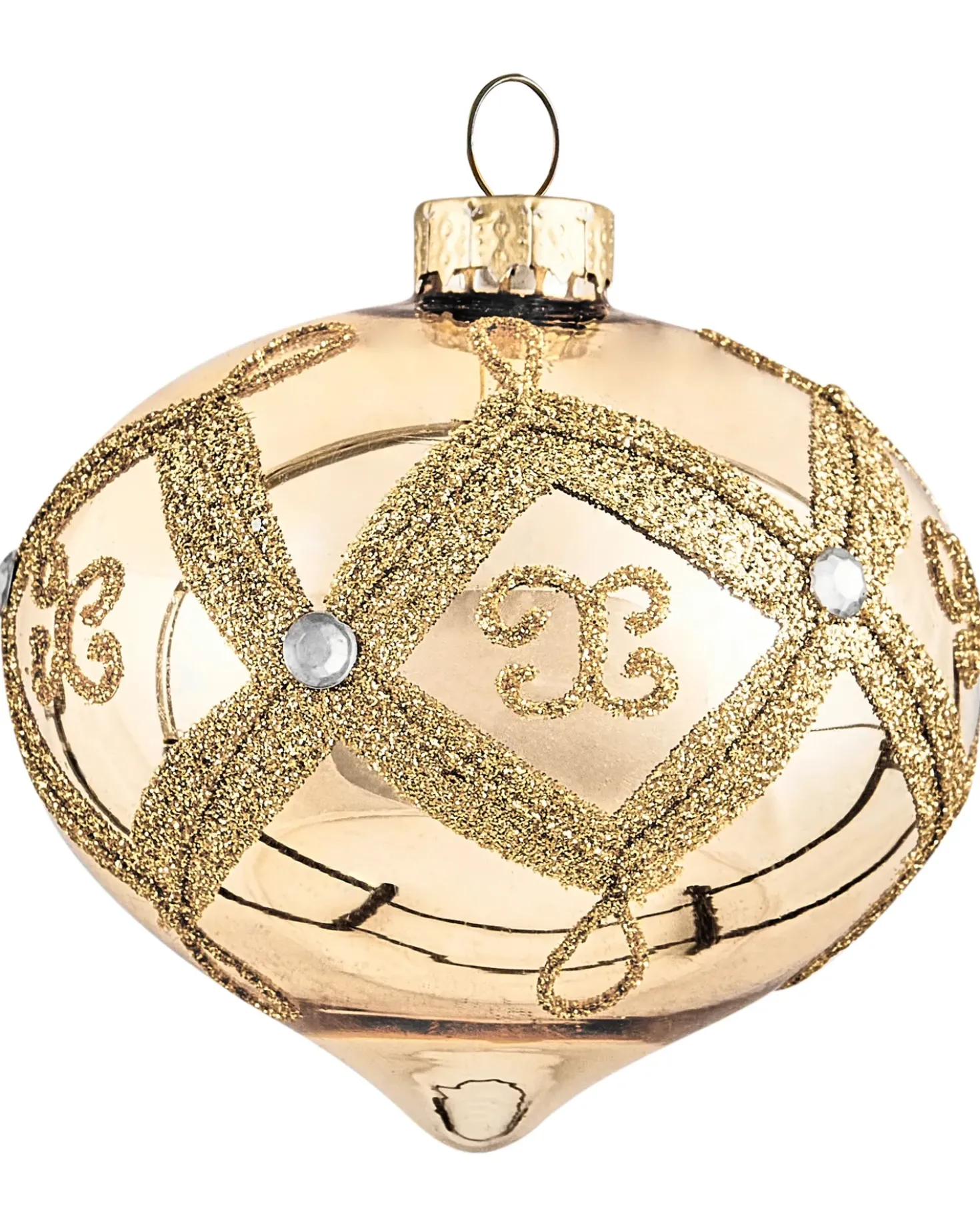 Set di 70 palline decorative FLICKER Vetro Oro