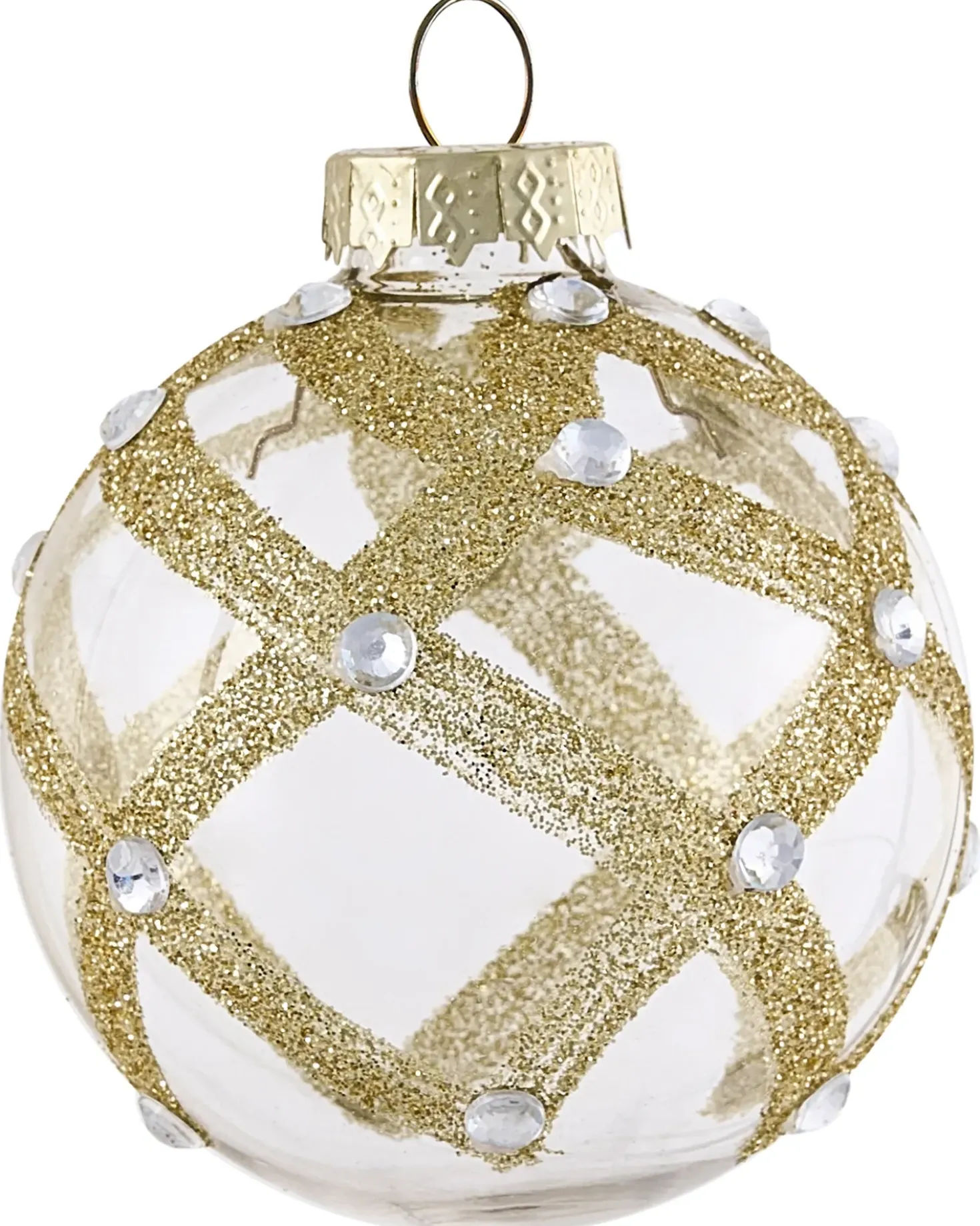 Set di 70 palline decorative FLICKER Vetro Oro