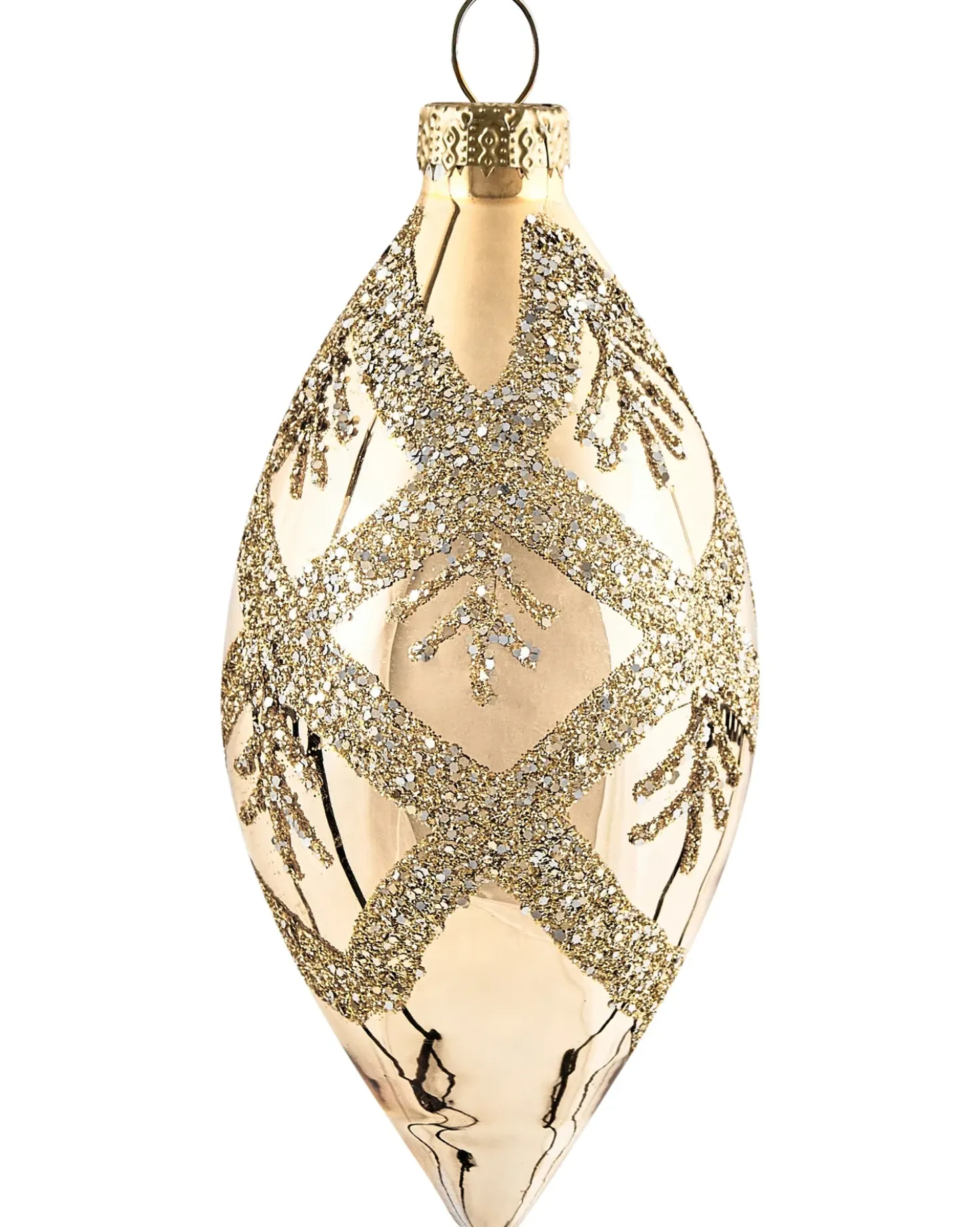 Set di 70 palline decorative FLICKER Vetro Oro