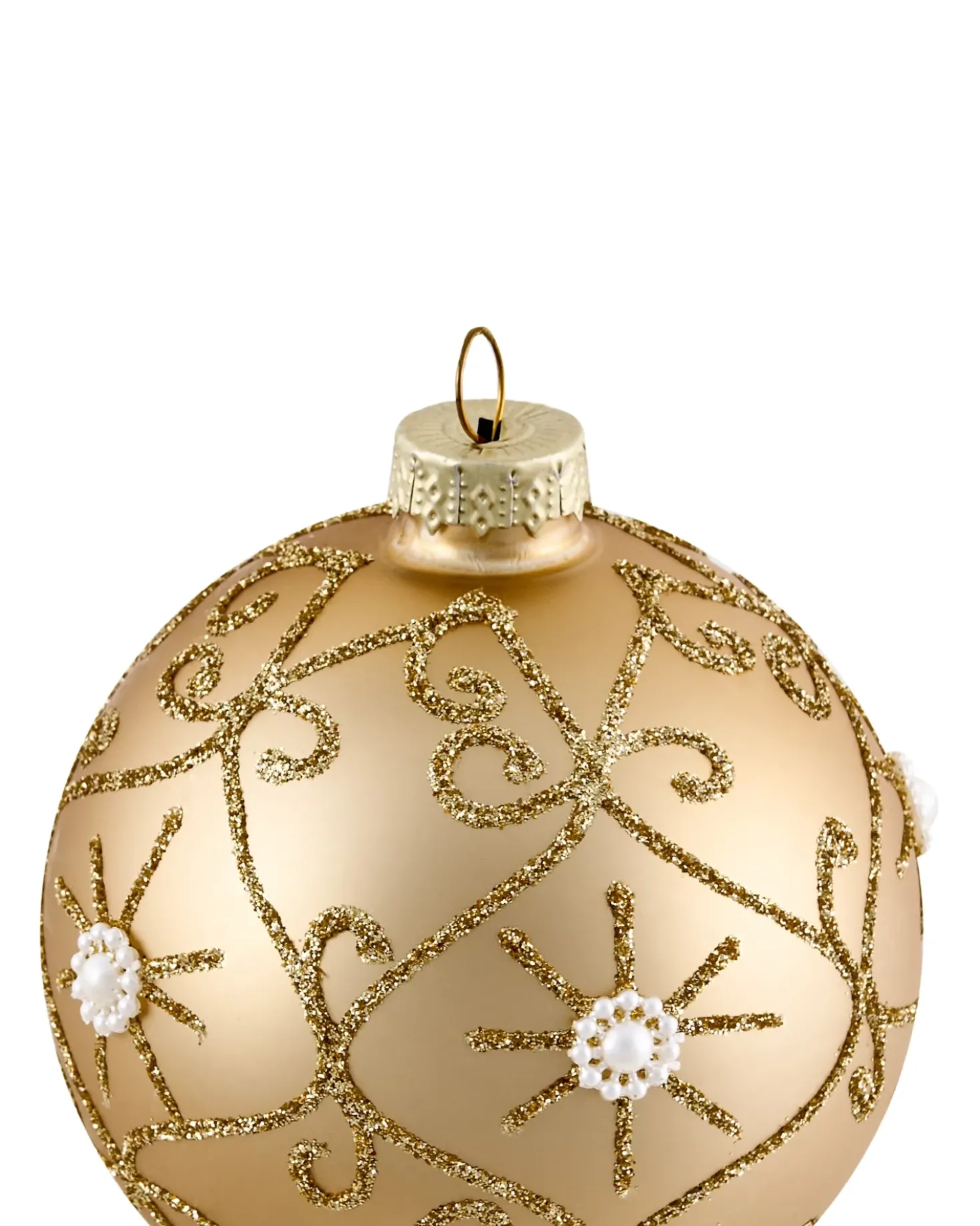 Set di 70 palline decorative FLICKER Vetro Oro