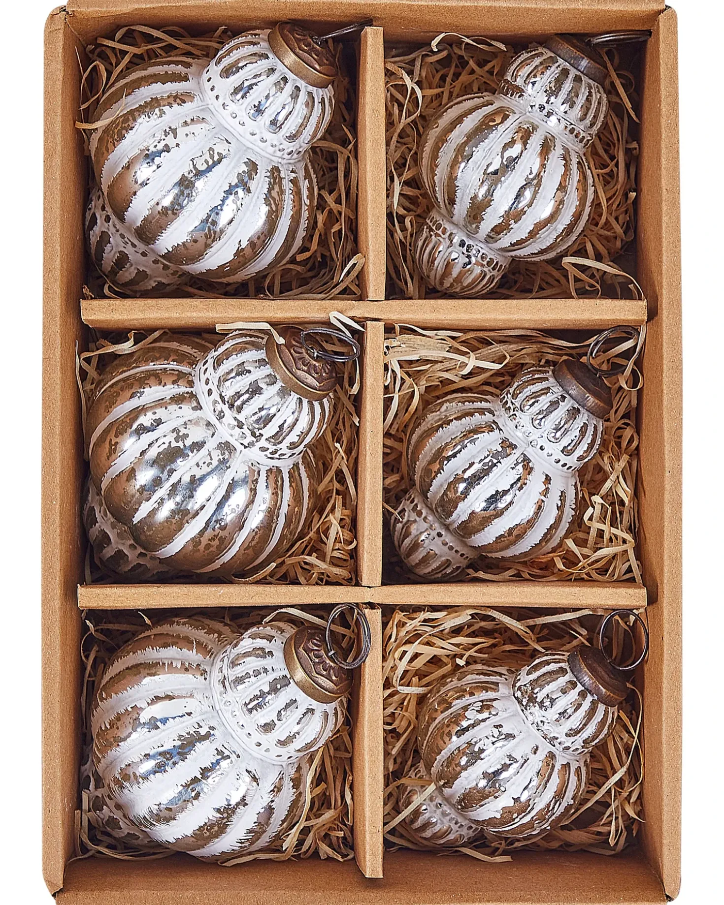 Set di 6 palline decorative CREMEUX Vetro Argento
