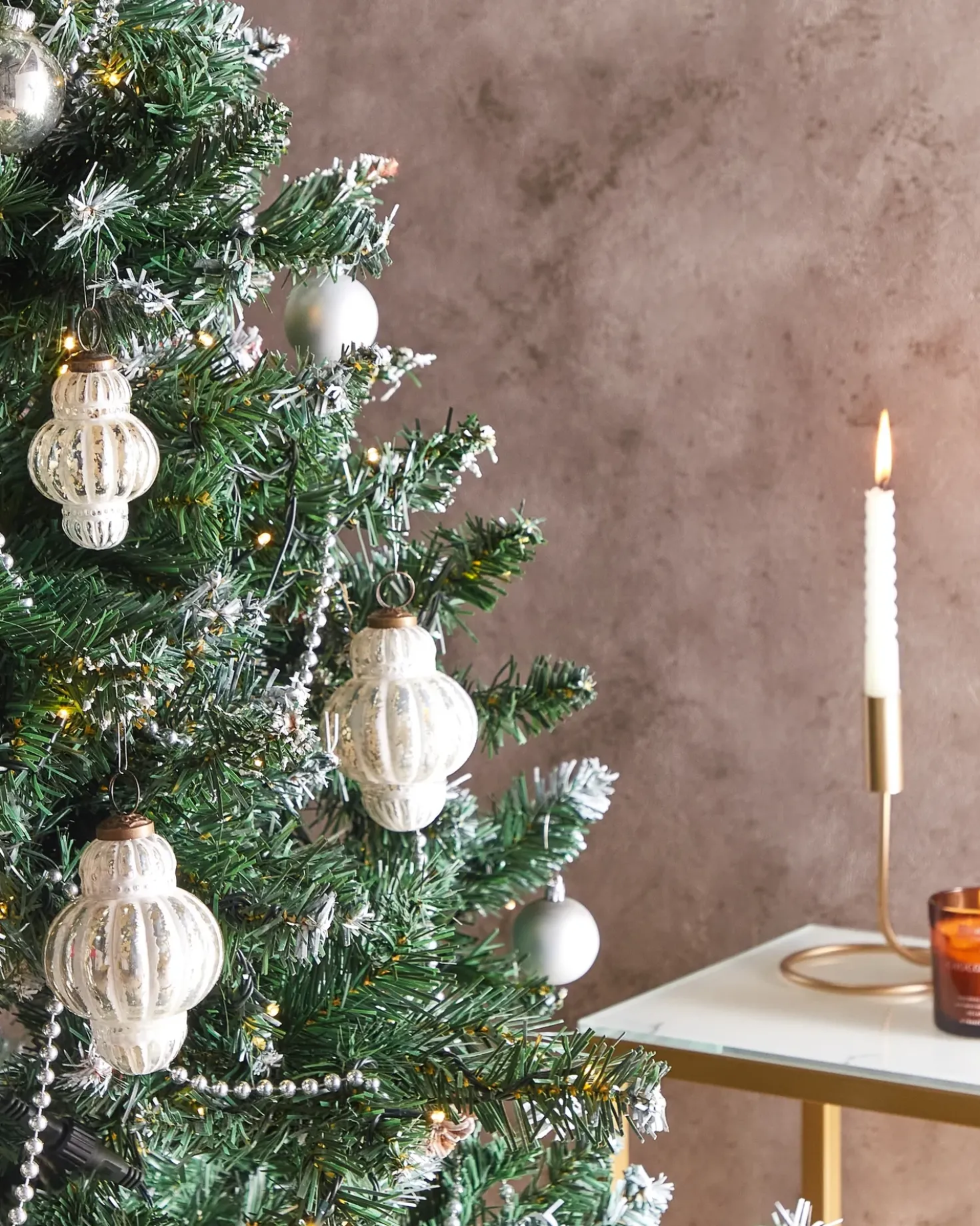 Set di 6 palline decorative CREMEUX Vetro Argento