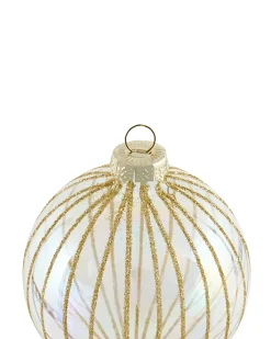 Set di 50 palline decorative SPARKLE Vetro Rosso/Oro