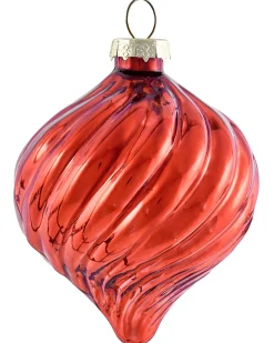 Set di 50 palline decorative SPARKLE Vetro Rosso/Oro
