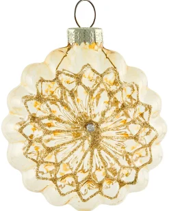 Set di 50 palline decorative SPARKLE Vetro Rosso/Oro