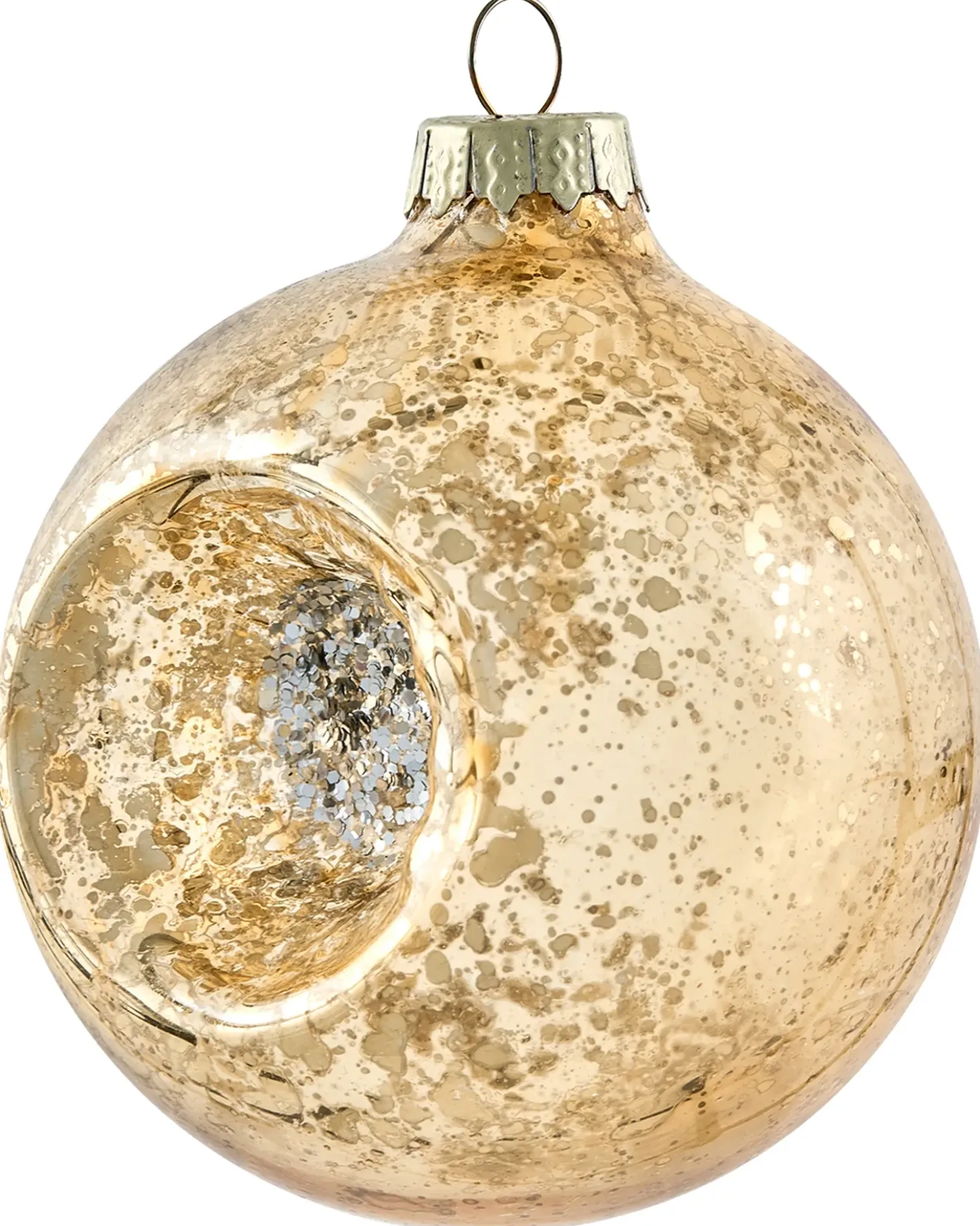 Set di 50 palline decorative SPARKLE Vetro Rosso/Oro