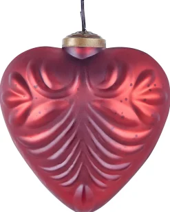 Set di 4 palline decorative FERIABLE Vetro Rosso