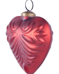 Set di 4 palline decorative FERIABLE Vetro Rosso